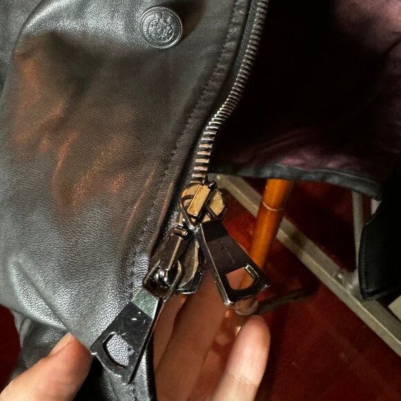 *RARE* JOHN VARVATOS Limited Edition Double Breasted Leather Jacket Sz52 RP$2698 - Picture 9 of 16